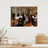 ニューオーリンズの綿花事務所 – Edgar Degas ポスター (キッチン)