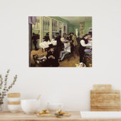 ニューオーリンズの綿花市場by Edgar Degas ポスター (キッチン)