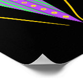 ニューオーリンズの衣装マスのためのマルディグラスツキセドのスーツ ポスター (角)