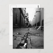 ニューオーリンズの路地 ポストカード (正面/裏面)