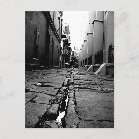 ニューオーリンズの路地 ポストカード (正面)