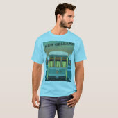 ニューオーリンズの路面電車 Tシャツ (正面フル)