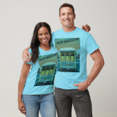 ニューオーリンズの路面電車 Tシャツ (ユニセックス)