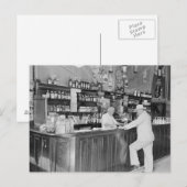 ニューオーリンズの酒場、1938年 ポストカード (正面/裏面)