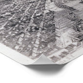 ニューオーリンズの鳥瞰図 ポスター (角)