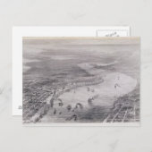 ニューオーリンズの鳥瞰図 ポストカード (正面/裏面)