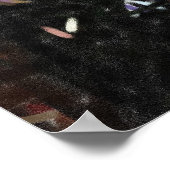 ニューオーリンズアイアンバルコニーズガーデンディストリクトプリント ポスター (角)