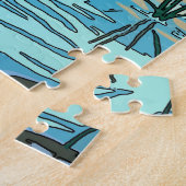 ニューオーリンズアートフラミンゴ ジグソーパズル (側面)