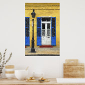 ニューオーリンズカラーズドアズ&シャッターズプリント ポスター (キッチン)