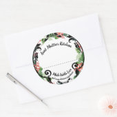 ニューオーリンズガーデンベーキング料理 ラウンドシール (封筒)