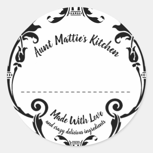 ニューオーリンズグリルワーク料理ベーキング ラウンドシール (正面)