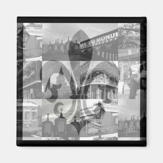 ニューオーリンズコラージュ[マグネット] マグネット (正面)