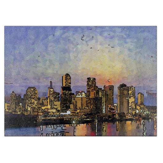 ニューオーリンズサンセット カッティングボード (正面)