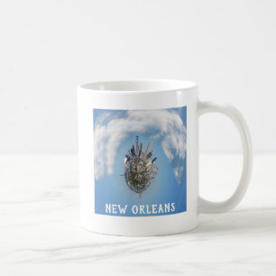ニューオーリンズシテユニークィスカイライントラベルフォト コーヒーマグカップ
