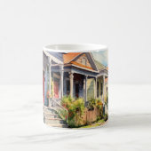 ニューオーリンズショットガンホームズアート コーヒーマグカップ (中央)