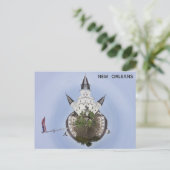 ニューオーリンズジャクソンスクエアユニークパノラマフォト ポストカード (スタンド正面)