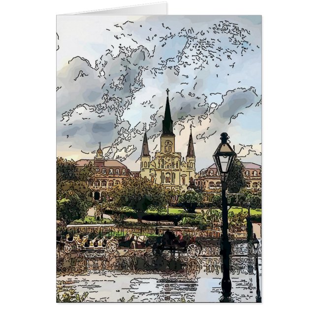 ニューオーリンズジャクソンスクエア (正面)