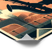 ニューオーリンズジャズナイト – ヴィンテージアート ポスター (角)