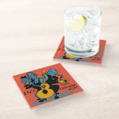 ニューオーリンズジャズバイスリッペリーウィンドウコースター ガラスコースター (アングル)