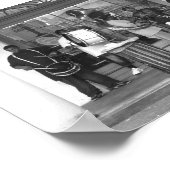 ニューオーリンズジャズバンドフランスのクォーター写真 ポスター (角)