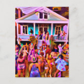 ニューオーリンズジャズフェスティバル通りアフターパーティー ポストカード (正面)