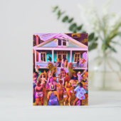 ニューオーリンズジャズフェスティバル通りアフターパーティー ポストカード (スタンド正面)