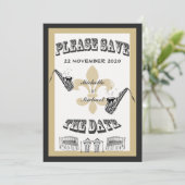 ニューオーリンズジャズ ブラックゴールド セーブ・ザ・デート (スタンド正面)