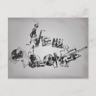 ニューオーリンズジャズ ポストカード