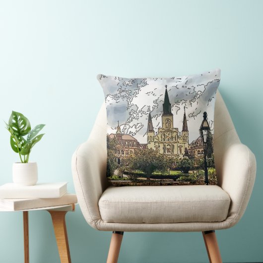 ニューオーリンズジャックソンスクエア クッション (椅子)