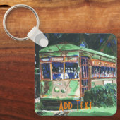 ニューオーリンズストリートカーキーチェーン キーホルダー (正面)