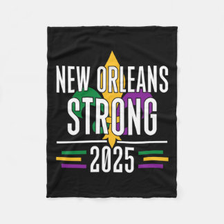 ニューオーリンズストロング2025ユニティ（紋章の）フラ・ダ・リマルディG フリースブランケット