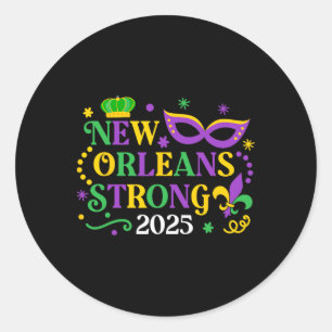 ニューオーリンズストロング2025 Unity Mardi Gras Mens Wome ラウンドシール