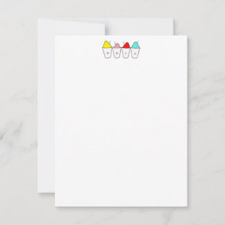 ニューオーリンズスノボール ノートカード