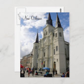 ニューオーリンズセントルイス大聖堂ポストカード ポストカード (正面/裏面)