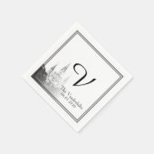 ニューオーリンズデスティネーションウェディングナプキン スタンダードカクテルナプキン (角)