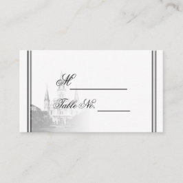 ニューオーリンズデスティネーションウェディング座席表 プレイスカード