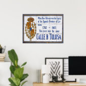 ニューオーリンズトゥールーズセントタイルムラル ポスター (ホームオフィス)