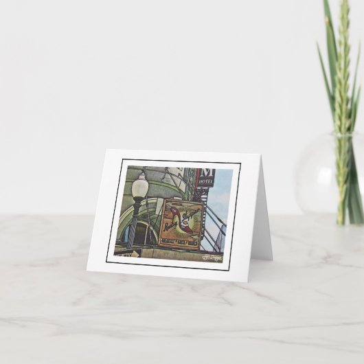 ニューオーリンズノテカードの風景 サンキューカード (正面)