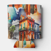 ニューオーリンズノラ結婚ルイジアナの水の色 缶クーラー (裏面)