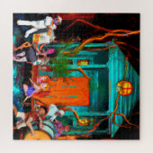 ニューオーリンズハリケーンパーティー ジグソーパズル (横)