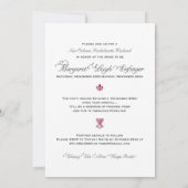 ニューオーリンズバチェロレッテ招待状 招待状 (裏面)