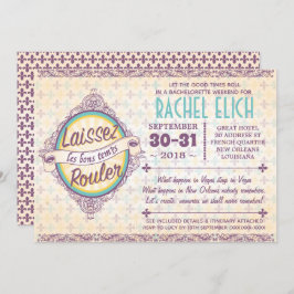 ニューオーリンズバチェロレッテ招待状 招待状