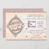 ニューオーリンズバチェロレッテ招待状 招待状 (正面/裏面)