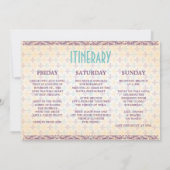 ニューオーリンズバチェロレッテ招待状 招待状 (裏面)