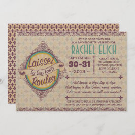 ニューオーリンズバチェロレッテ招待状 招待状