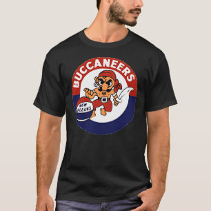 ニューオーリンズバッカニーズヴィンテージバスケットボールロゴABA Tシャツ
