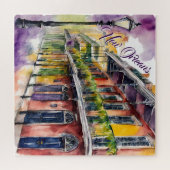 ニューオーリンズバーボン通り ジグソーパズル (横)