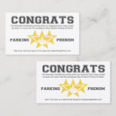 ニューオーリンズパーキングオールスタースカウトカード コーリングカード (正面/裏面)