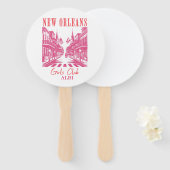 ニューオーリンズピンクバチェロレッテ ハンドファン (正面&裏面)