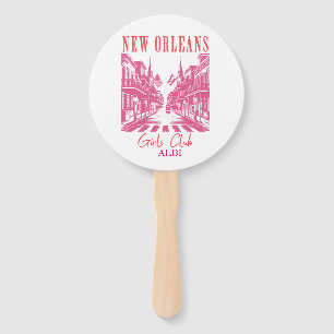 ニューオーリンズピンクバチェロレッテ ハンドファン